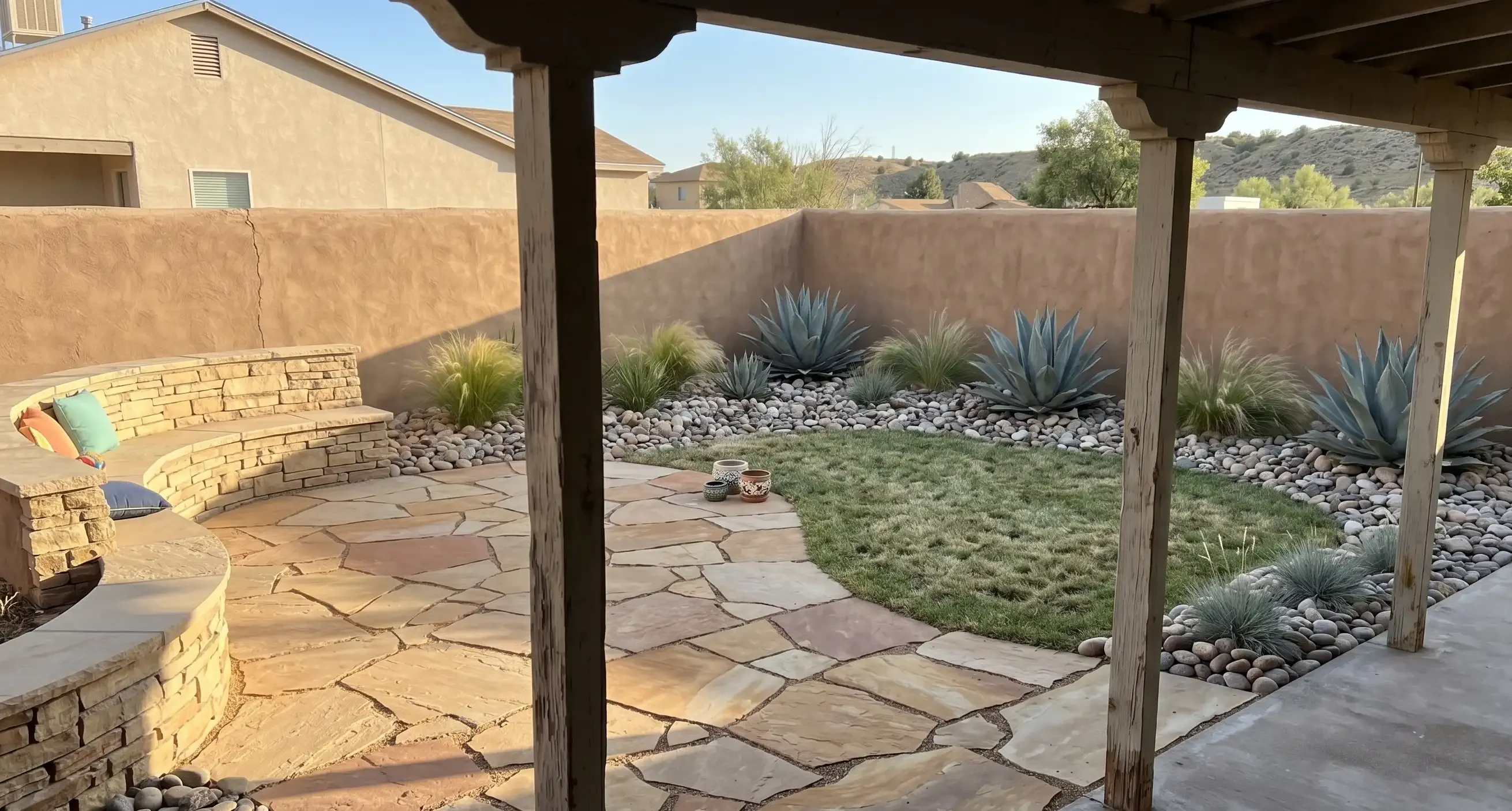 Backyard Patio Transformation — after