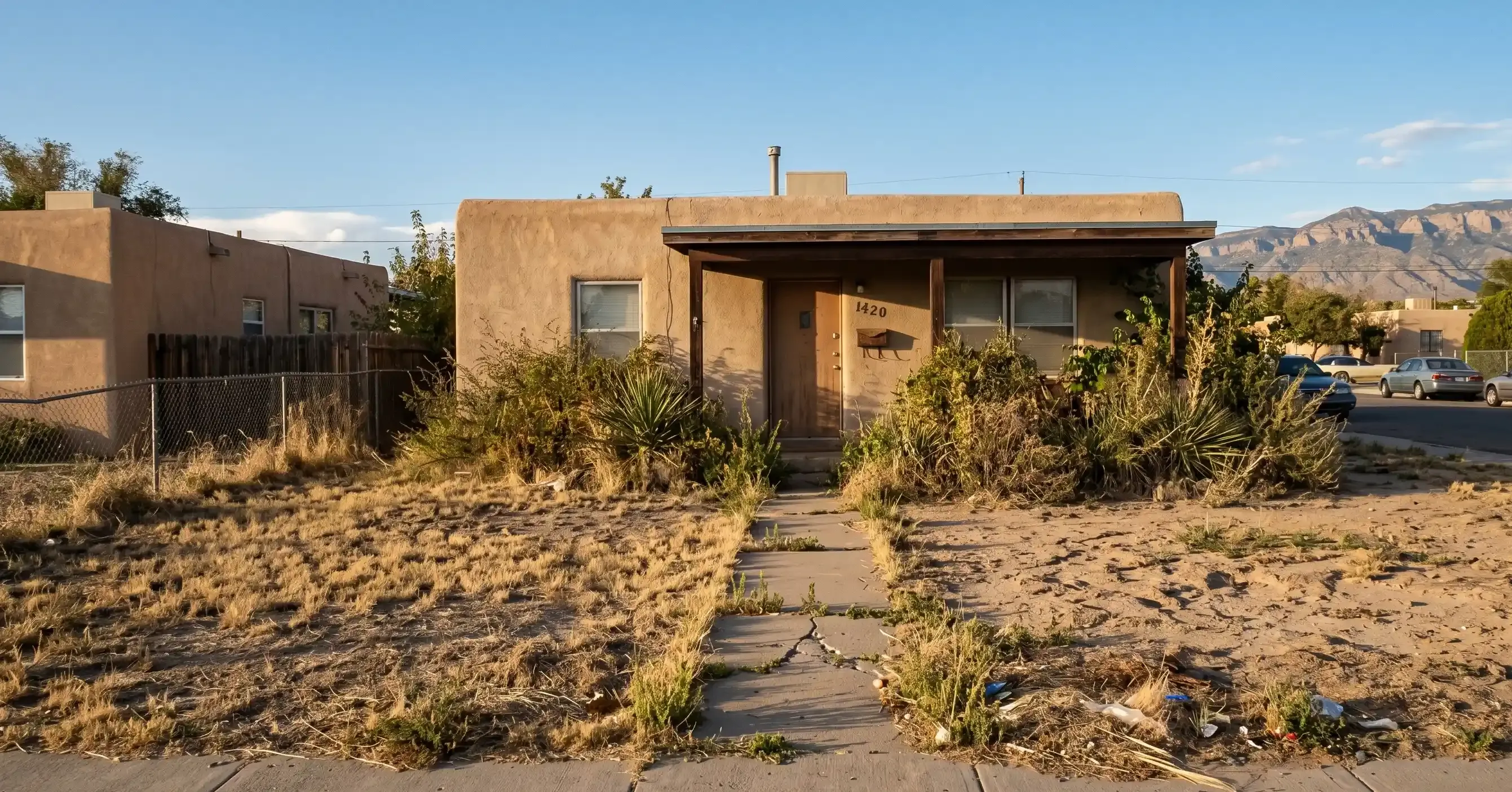 Front Yard Xeriscape Conversion — before