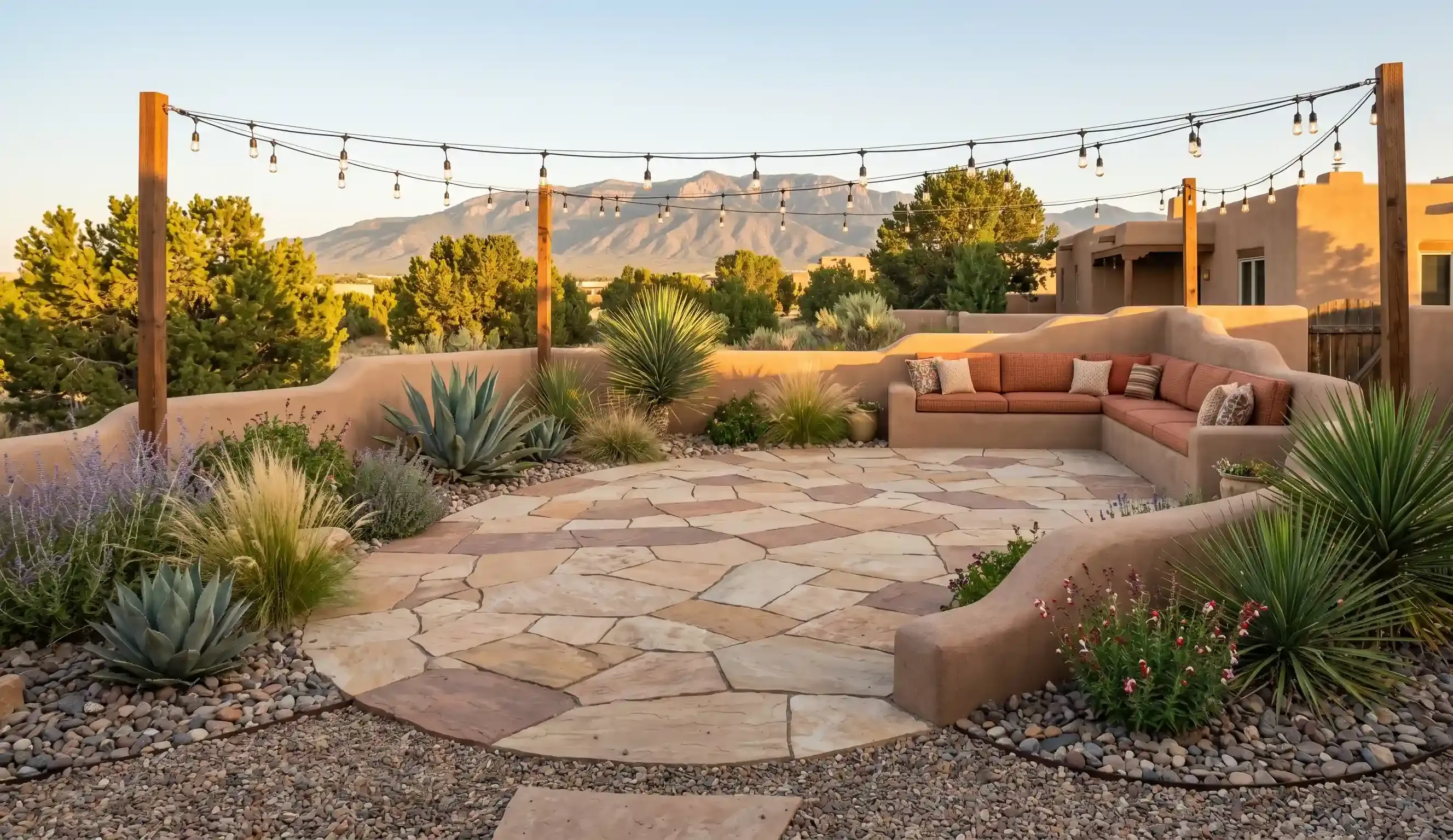 Flagstone Patio & Seating